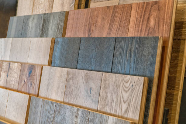 samples different hardwood flooring options